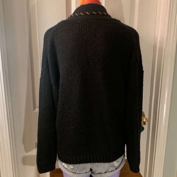 VINTAGE CAROLINA COLOURS Chunky Funky Kawaii Cute Cardigan Sweater - Picture 8 of 14